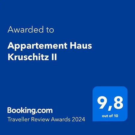 Haus Kruschitz Ii Apartamento
